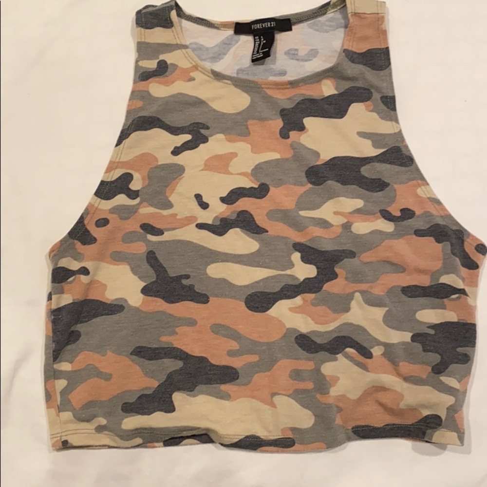 Camo tank top